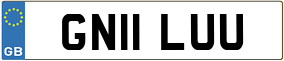 Truck License Plate